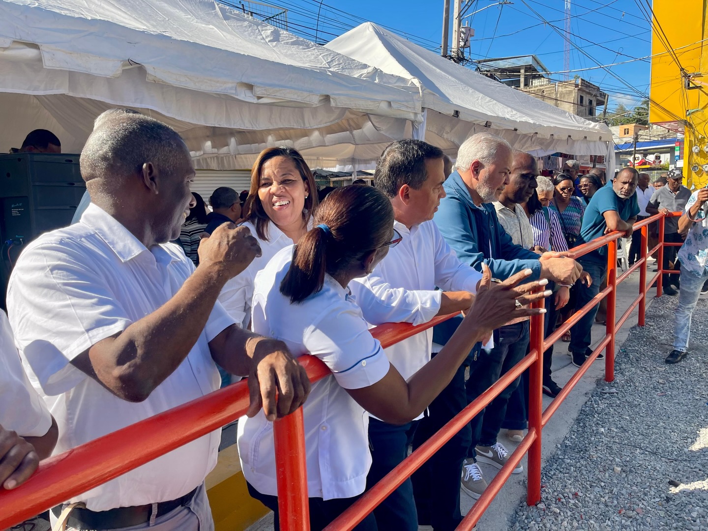INAGURACION DE SOCAVON, CARRETERA SANCHEZ.